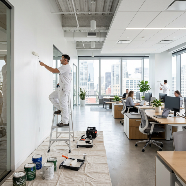 Commercial painting service