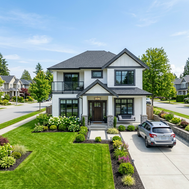 Beautiful freshly painted Canadian home